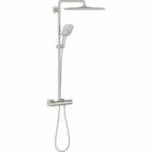 Душевая система GROHE Rainshower SmartActive 310 Cube с термостатом для душа, суперсталь (26837DC0) Душевая система GROHE Rainshower SmartActive 310 Cube с термостатом для душа, суперсталь (26837DC0)