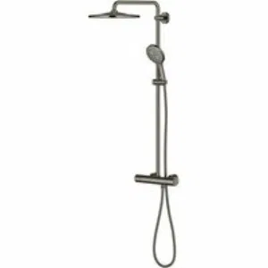 Душевая система GROHE Rainshower SmartActive 310 с термостатом для душа, темный графит глянцевый (26836A00) Душевая система GROHE Rainshower SmartActive 310 с термостатом для душа, темный графит глянцевый (26836A00)