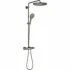 Душевая система GROHE Rainshower SmartActive 310 с термостатом для душа, темный графит матовый (26836AL0) Душевая система GROHE Rainshower SmartActive 310 с термостатом для душа, темный графит матовый (26836AL0)