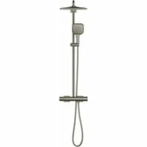Душевая система GROHE Rainshower SmartActive 310 Cube с термостатом для душа, темный графит матовый (26837AL0) Душевая система GROHE Rainshower SmartActive 310 Cube с термостатом для душа, темный графит матовый (26837AL0)