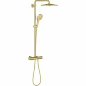 Душевая система GROHE Rainshower SmartActive 310 с термостатом для душа, холодный рассвет матовый (26836GN0) Душевая система GROHE Rainshower SmartActive 310 с термостатом для душа, холодный рассвет матовый (26836GN0)