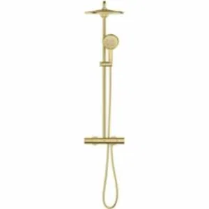 Душевая система GROHE Rainshower SmartActive 310 с термостатом для душа, холодный рассвет матовый (26836GN0) Душевая система GROHE Rainshower SmartActive 310 с термостатом для душа, холодный рассвет матовый (26836GN0)