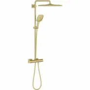Душевая система GROHE Rainshower SmartActive 310 Cube с термостатом для душа, холодный рассвет матовый (26837GN0)