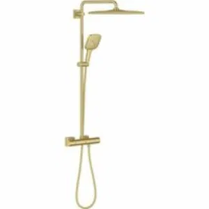 Душевая система GROHE Rainshower SmartActive 310 Cube с термостатом для душа, холодный рассвет матовый (26837GN0) Душевая система GROHE Rainshower SmartActive 310 Cube с термостатом для душа, холодный рассвет матовый (26837GN0)