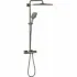 Душевая система GROHE Rainshower SmartActive 310 Cube с термостатом для душа, темный графит глянцевый (26837A00) Душевая система GROHE Rainshower SmartActive 310 Cube с термостатом для душа, темный графит глянцевый (26837A00)