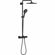 Душевая система GROHE Rainshower SmartActive 310 с термостатом для душа, фантомный черный (22119KF0)
