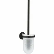 Туалетный ёршик GROHE Start с держателем, матовый чёрный (411852430)