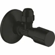Угловой вентиль 1/2 GROHE, матовый черный (220732430)