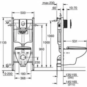 Комплект инсталляции GROHE Solido 5 в 1 с унитазом Bau Ceramic и сиденьем (39888000) Комплект инсталляции GROHE Solido 5 в 1 с унитазом Bau Ceramic и сиденьем (39888000)