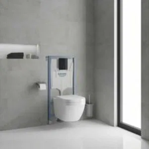 Комплект инсталляции GROHE Rapid SL 3 в 1 для подвесного унитаза, черный глянец (39940000) Комплект инсталляции GROHE Rapid SL 3 в 1 для подвесного унитаза, черный глянец (39940000)