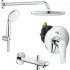 Душевая система GROHE BauEdge со смесителем для ванны, хром (1000190) Душевая система GROHE BauEdge со смесителем для ванны, хром (1000190)