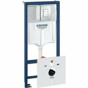 Комплект инсталляции GROHE Euro Ceramic с безободковым унитазом и сиденьем с микролифтом (NW0010-1/S) Комплект инсталляции GROHE Euro Ceramic с безободковым унитазом и сиденьем с микролифтом (NW0010-1/S)
