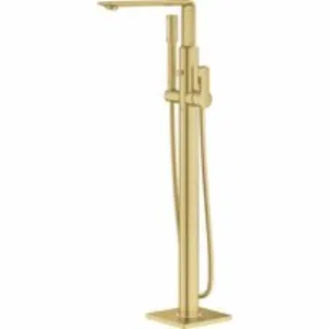 Внешняя часть смесителя для ванны GROHE Allure напольного монтажа, холодный рассвет матовый (25222GN1) Внешняя часть смесителя для ванны GROHE Allure напольного монтажа, холодный рассвет матовый (25222GN1)