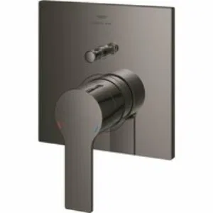 Внешняя часть смесителя для ванны GROHE Allure скрытого монтажа на 2 потребителя, квадратная, темный графит глянец (19315A01) Внешняя часть смесителя для ванны GROHE Allure скрытого монтажа на 2 потребителя, квадратная, темный графит глянец (19315A01)