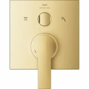Внешняя часть смесителя для ванны GROHE Allure скрытого монтажа на 3 потребителя, квадратная, холодный рассвет матовый (29176GN1) Внешняя часть смесителя для ванны GROHE Allure скрытого монтажа на 3 потребителя, квадратная, холодный рассвет матовый (29176GN1)