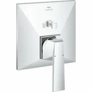 Внешняя часть смесителя для ванны GROHE Allure Brilliant скрытого монтажа на 2 потребителя, квадратная, хром (24279000)