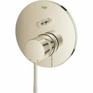 Внешняя часть смесителя для ванны GROHE Essence скрытого монтажа на 2 потребителя, круглая, никель глянец (24167BE1) Внешняя часть смесителя для ванны GROHE Essence скрытого монтажа на 2 потребителя, круглая, никель глянец (24167BE1)