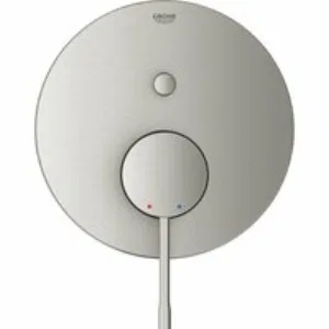 Внешняя часть смесителя для ванны GROHE Essence скрытого монтажа на 2 потребителя, круглая, суперсталь (24167DC1) Внешняя часть смесителя для ванны GROHE Essence скрытого монтажа на 2 потребителя, круглая, суперсталь (24167DC1)