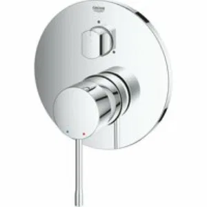 Внешняя часть смесителя для ванны GROHE Essence на 3 потребителя, хром (24169001) Внешняя часть смесителя для ванны GROHE Essence на 3 потребителя, хром (24169001)