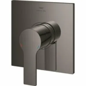 Внешняя часть смесителя для душа GROHE Allure скрытого монтажа, квадратная, темный графит глянец (19317A01) Внешняя часть смесителя для душа GROHE Allure скрытого монтажа, квадратная, темный графит глянец (19317A01)