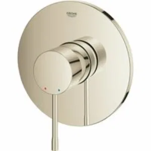 Внешняя часть смесителя для душа GROHE Essence скрытого монтажа, круглая, никель глянец (24168BE1) Внешняя часть смесителя для душа GROHE Essence скрытого монтажа, круглая, никель глянец (24168BE1)