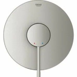 Внешняя часть смесителя для душа GROHE Essence скрытого монтажа, круглая, суперсталь (24168DC1) Внешняя часть смесителя для душа GROHE Essence скрытого монтажа, круглая, суперсталь (24168DC1)