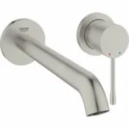 Внешняя часть смесителя для раковины GROHE Essence скрытого монтажа, на 2 отверстия, L-Size, суперсталь (29193DC1)