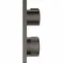 Внешняя часть термостата для душа GROHE Allure скрытого монтажа на 1 потребителя, квадратная, темный графит глянец (19380A02) Внешняя часть термостата для душа GROHE Allure скрытого монтажа на 1 потребителя, квадратная, темный графит глянец (19380A02)