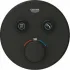 Внешняя часть термостата для душа GROHE Grohtherm SmartControl на 2 потребителя, круглая, фантомный черный (29507KF0) Внешняя часть термостата для душа GROHE Grohtherm SmartControl на 2 потребителя, круглая, фантомный черный (29507KF0)