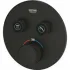 Внешняя часть термостата для душа GROHE Grohtherm SmartControl на 2 потребителя, круглая, фантомный черный (29507KF0) Внешняя часть термостата для душа GROHE Grohtherm SmartControl на 2 потребителя, круглая, фантомный черный (29507KF0)