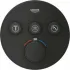 Внешняя часть термостата для душа GROHE Grohtherm SmartControl на 3 потребителя, фантомный черный (29508KF0) Внешняя часть термостата для душа GROHE Grohtherm SmartControl на 3 потребителя, фантомный черный (29508KF0)