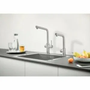 Комплект для кухни GROHE Red Mono с L-образным вентилем, бойлером M-Size и фильтром, суперсталь (30339DC1) Комплект для кухни GROHE Red Mono с L-образным вентилем, бойлером M-Size и фильтром, суперсталь (30339DC1)