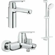 Готовый комплект для ванной комнаты GROHE Eurosmart Cosmopolitan, хром (1000179)