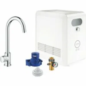 Кран для кухонной мойки GROHE Blue Professional Mono с функцией фильтрации, с системой охлаждения и газирования воды, Wi-Fi, хром (31302002) Кран для кухонной мойки GROHE Blue Professional Mono с функцией фильтрации, с системой охлаждения и газирования воды, Wi-Fi, хром (31302002)