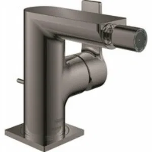 Смеситель для биде GROHE Allure с донным клапаном, темный графит глянец (24160A01) Смеситель для биде GROHE Allure с донным клапаном, темный графит глянец (24160A01)