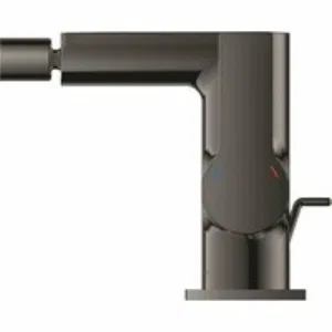 Смеситель для биде GROHE Allure с донным клапаном, темный графит глянец (24160A01) Смеситель для биде GROHE Allure с донным клапаном, темный графит глянец (24160A01)