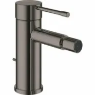 Смеситель для биде GROHE Essence с донным клапаном, темный графит глянцевый (24178A01)