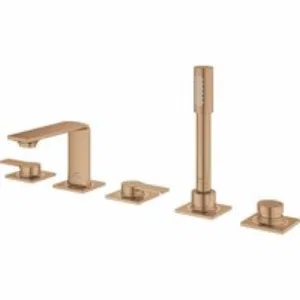 Смеситель для ванны GROHE Allure двухвентильный, на 5 отверстий, на край ванны, теплый закат матовый (25221DL1) Смеситель для ванны GROHE Allure двухвентильный, на 5 отверстий, на край ванны, теплый закат матовый (25221DL1)