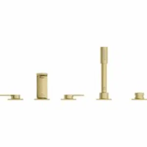 Смеситель для ванны GROHE Allure двухвентильный, на 5 отверстий, на край ванны, холодный рассвет матовый (25221GN1) Смеситель для ванны GROHE Allure двухвентильный, на 5 отверстий, на край ванны, холодный рассвет матовый (25221GN1)