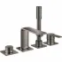 Смеситель для ванны GROHE Allure на 4 отверстия, на край ванны, темный графит глянец (19316A01) Смеситель для ванны GROHE Allure на 4 отверстия, на край ванны, темный графит глянец (19316A01)