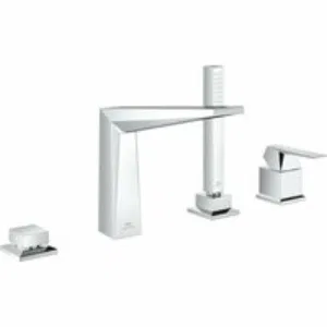 Смеситель для ванны GROHE Allure Brilliant на 4 отверстия, на борт ванны, хром (29405000) Смеситель для ванны GROHE Allure Brilliant на 4 отверстия, на борт ванны, хром (29405000)