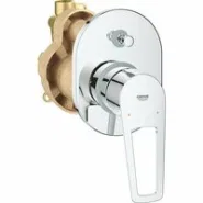 Смеситель для ванны GROHE BauLoop в комплекте с монтажной частью, хром (29041001)