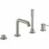 Смеситель для ванны GROHE Essence на 4 отверстия, суперсталь (25251DC1) Смеситель для ванны GROHE Essence на 4 отверстия, суперсталь (25251DC1)