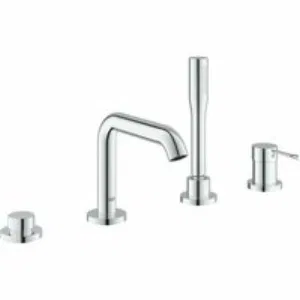 Смеситель для ванны GROHE Essence на 4 отверстия, хром (25251001) Смеситель для ванны GROHE Essence на 4 отверстия, хром (25251001)