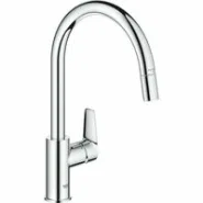 Смеситель для кухни GROHE BauEdge с вытяжным изливом, хром (30536000)