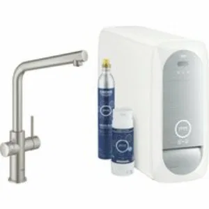 Смеситель для кухни GROHE Blue Home с системой фильтрации, охлаждения и газирования воды, Wi-Fi, суперсталь (31454DC1) Смеситель для кухни GROHE Blue Home с системой фильтрации, охлаждения и газирования воды, Wi-Fi, суперсталь (31454DC1)