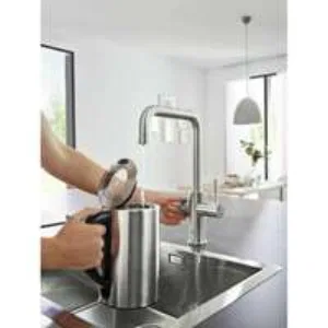 Смеситель для кухни GROHE Blue Home с системой фильтрации, охлаждения и газирования воды, Wi-Fi, суперсталь (31543DC0) Смеситель для кухни GROHE Blue Home с системой фильтрации, охлаждения и газирования воды, Wi-Fi, суперсталь (31543DC0)