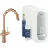 Смеситель для кухни GROHE Blue Home с системой фильтрации, охлаждения и газирования воды, Wi-Fi, теплый закат матовый (31455DL1) Смеситель для кухни GROHE Blue Home с системой фильтрации, охлаждения и газирования воды, Wi-Fi, теплый закат матовый (31455DL1)