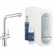 Смеситель для кухни GROHE Blue Home с системой фильтрации, охлаждения и газирования воды, Wi-Fi, хром (31454001)
