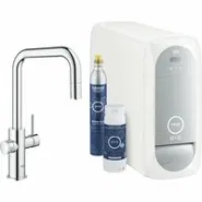 Смеситель для кухни GROHE Blue Home с системой фильтрации, охлаждения и газирования воды, Wi-Fi, хром (31543000)